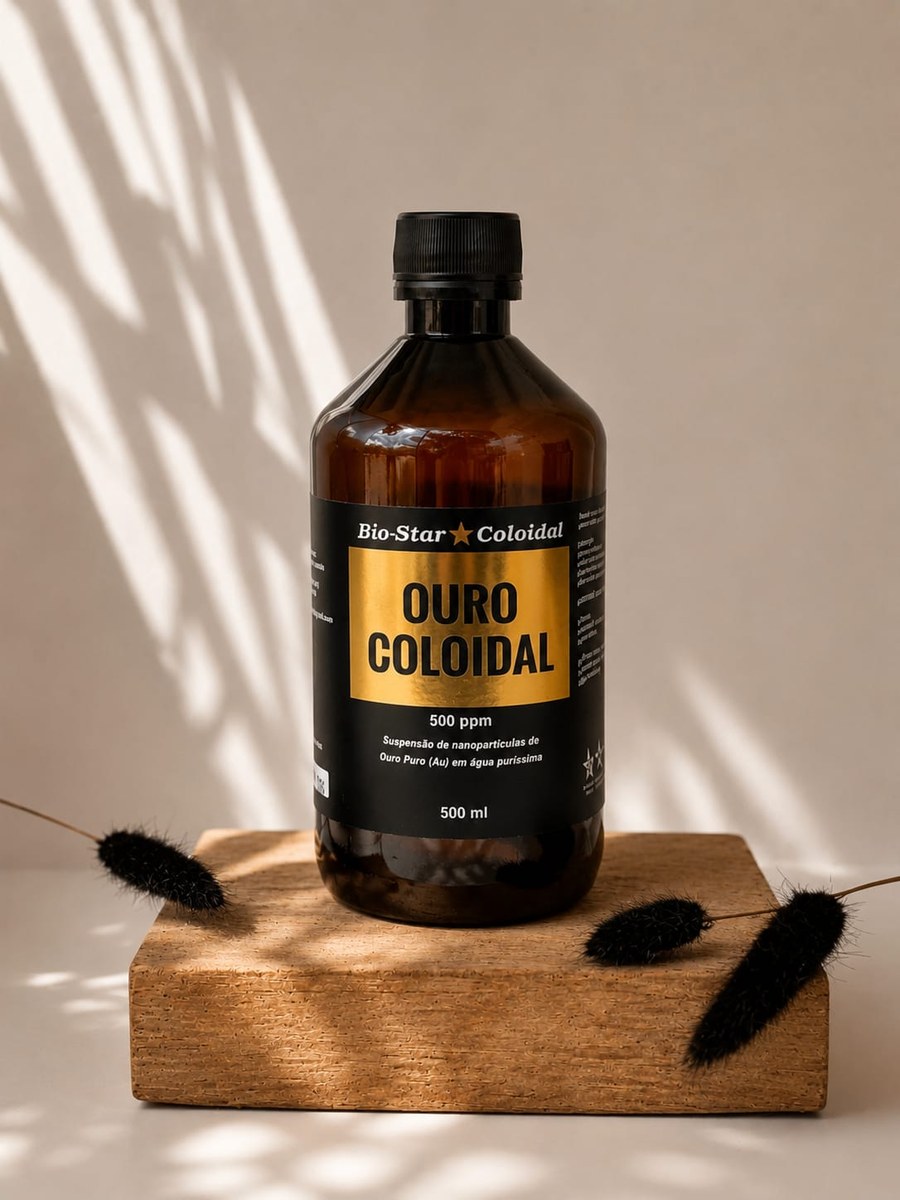 Ouro Coloidal 500ppm 500ml