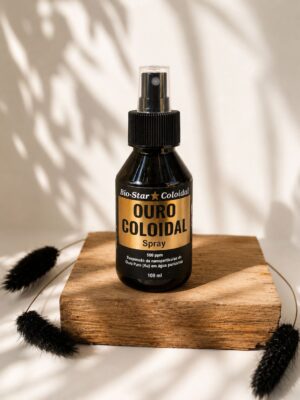 Ouro Coloidal Spray Tópico 100 ml 500 ppm